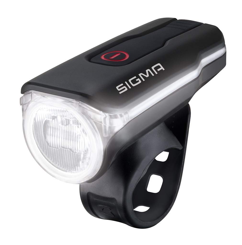 SIGMA SPORT Fahrradbeleuchtung AURA 60 USB, 60 LUX, Frontlicht, StVZO zugelassen, wasserdicht, USB w