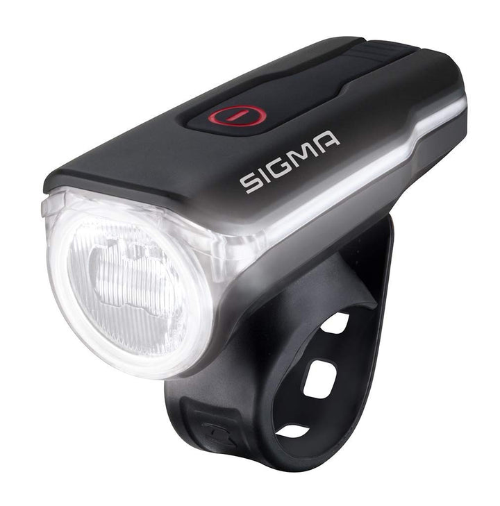 SIGMA SPORT Fahrradbeleuchtung AURA 60 USB, 60 LUX, Frontlicht, StVZO zugelassen, wasserdicht, USB w
