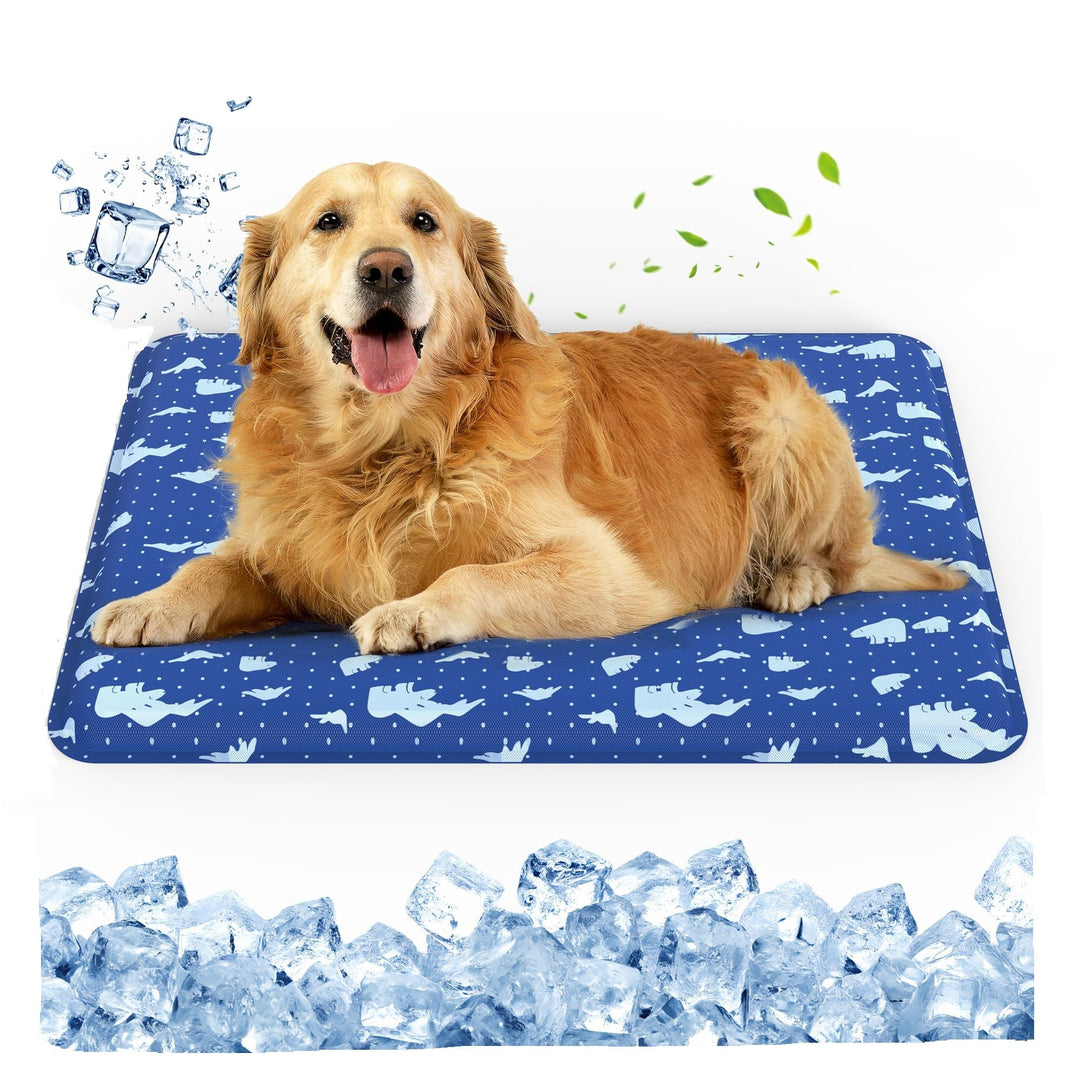 petnf Kühlmatte Für Hunde Selbstkühlend 90 x 60 cm, Langlebige Kratzfeste Oberfläche Hund Kühlmatte,