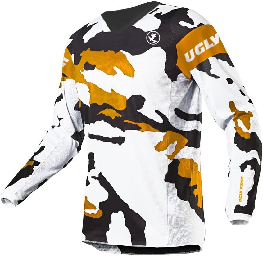 UGLY FROG 2025 Newest Bike Wear Radtrikot Herren Kurzarm/Langarm Downhill Jersey Mountainbike MTB To