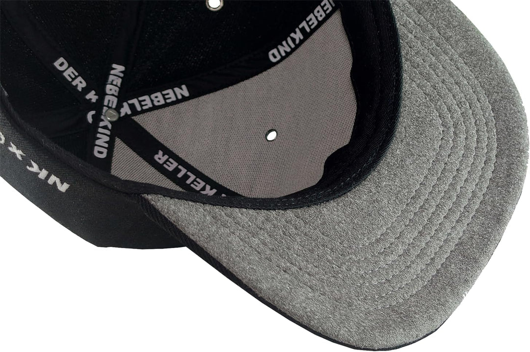 Nebelkind Offizielles Steini Der Keller Snapback Cap Schwarz Gamer Rose Schwalbe Motiv Grössenverste
