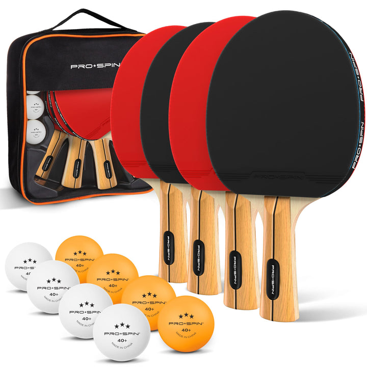 PRO-SPIN Tischtennisschläger – Hochleistungs-Tischtennis Set | Premium Tischtennisschlaeger, 3-Stern