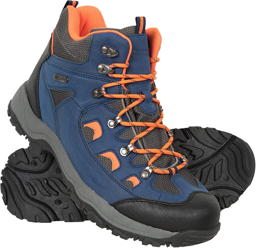 Mountain Warehouse Adventurer Mens Waterproof Boots - IsoDry Schuhe mit Synthetik-Obermaterial, Mesh