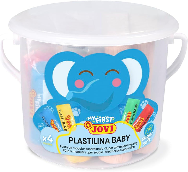 My First Jovi Plastilin Baby, sehr leicht formbare Modelliermasse für Kleinkinder ab 12 Monaten, Set