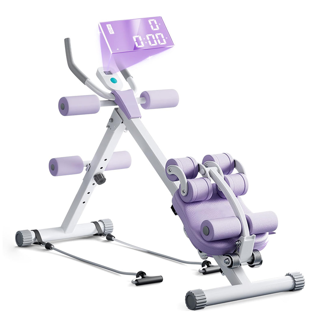 4-in-1 Bauchtrainer für Zuhause, Verstellbare Bauchmuskeltrainer, Faltbare Bauchmuskeln Trainingsger