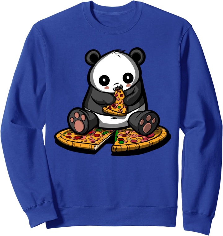 Pandabär Pizza Panda Bär Tier Kinder Jungen Mädchen Sweatshirt