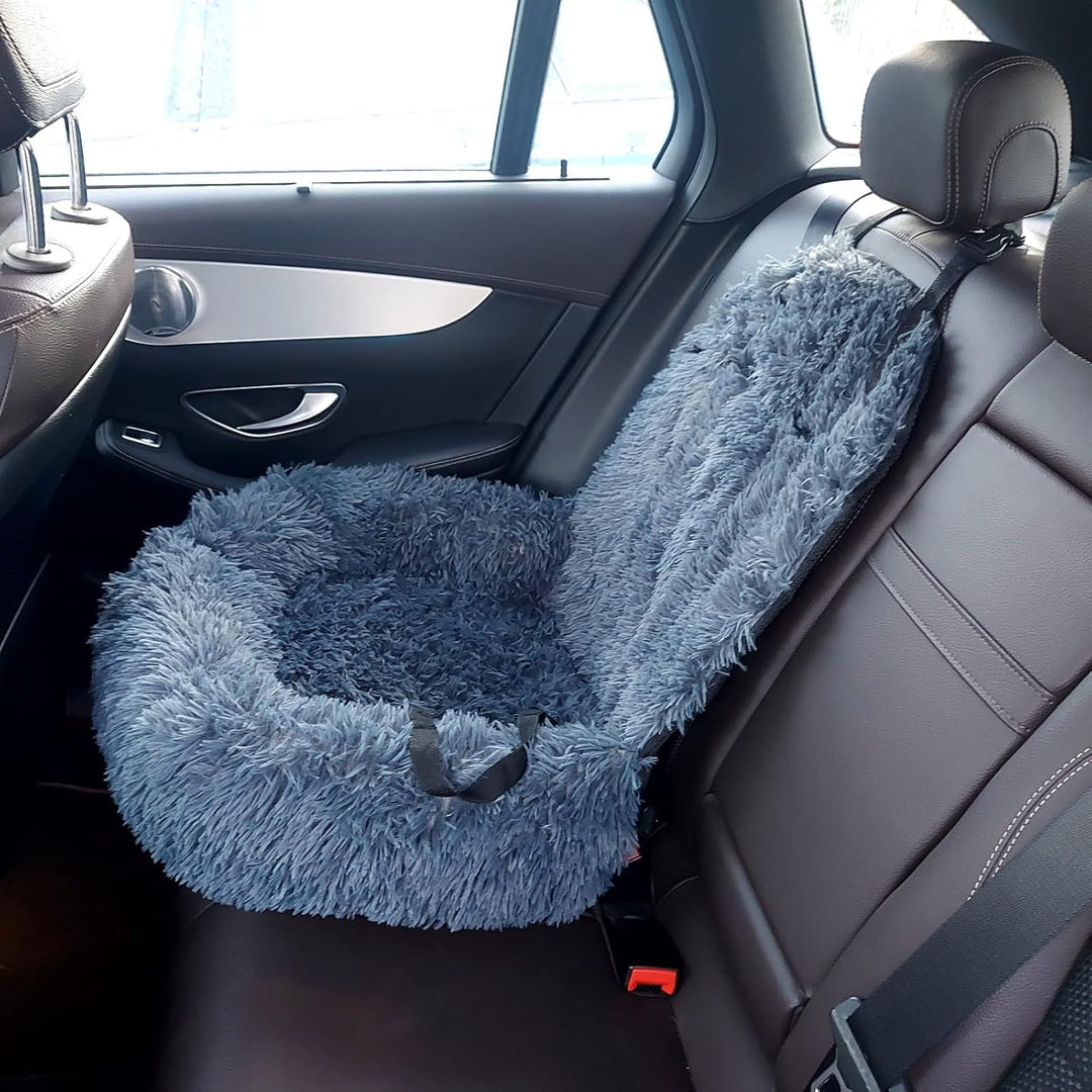 Pfoten&amp;Nasen® 2-in-1 Hunde Autositz &amp; Bett – Orthopädisch, Rückbank-Hundesitz für grosse &amp; kleine Hu