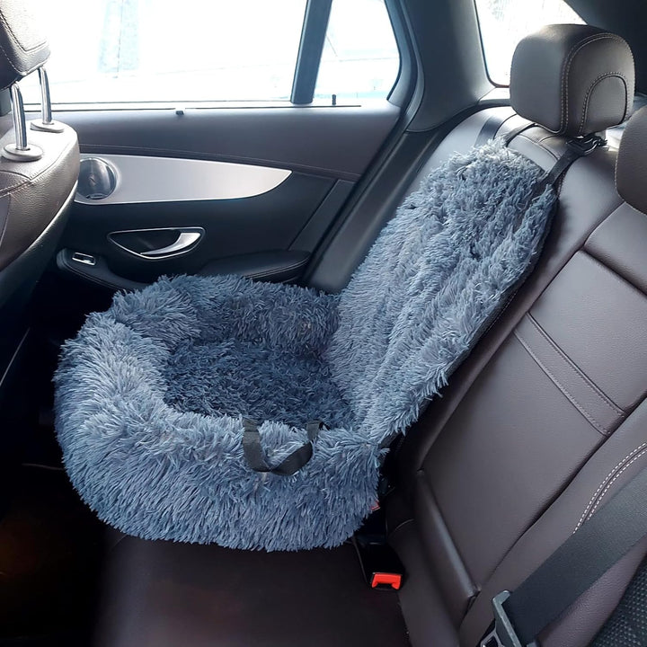 Pfoten&amp;Nasen® 2-in-1 Hunde Autositz &amp; Bett – Orthopädisch, Rückbank-Hundesitz für grosse &amp; kleine Hu
