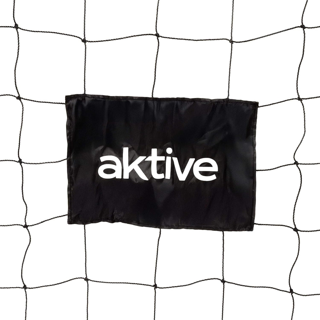 AKTIVE 54307 Fussballtor aus Stahl, Gestell abnehmbar, einfach zu montieren, 300 x 90 x 160 cm, mit