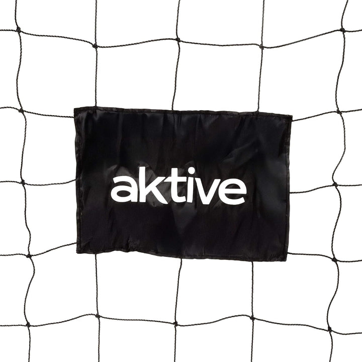 AKTIVE 54307 Fussballtor aus Stahl, Gestell abnehmbar, einfach zu montieren, 300 x 90 x 160 cm, mit