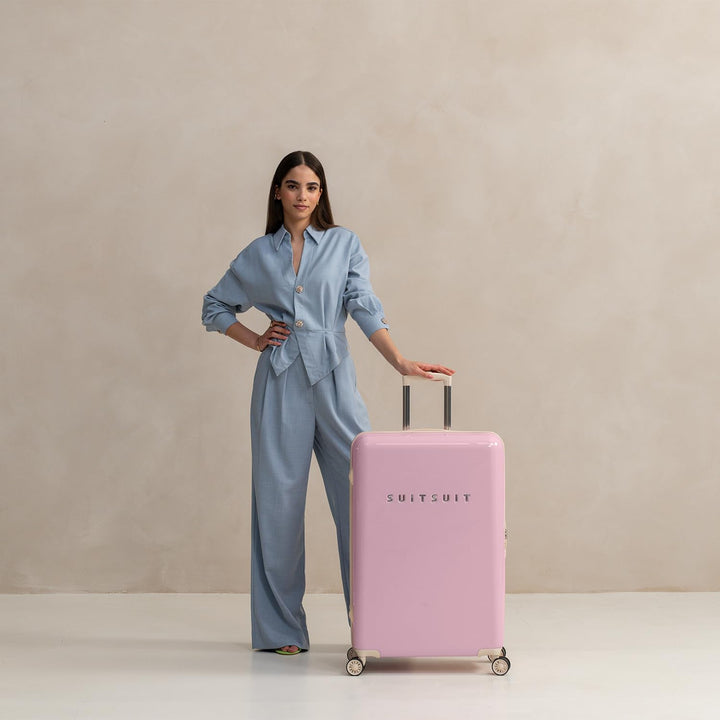 SUITSUIT Koffer Gross 76 cm - Hartschalen Reisekoffer mit Rollen - TSA-Schloss - 94 L - Fabulous Fif