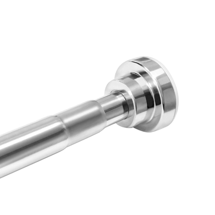 Teleskopstange Edelstahl Duschvorhangstange 65-100cm,Starker Halt ohne Bohren,silber kleiderstange,