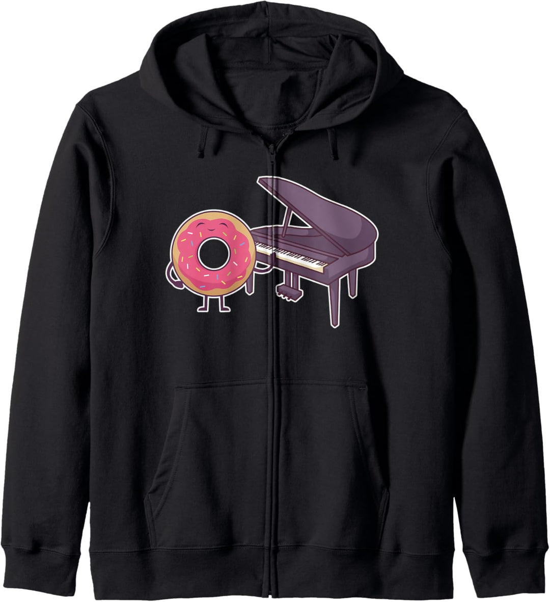 Pianist Klavierspieler Flügel Piano Instrument I Donut Kapuzenjacke