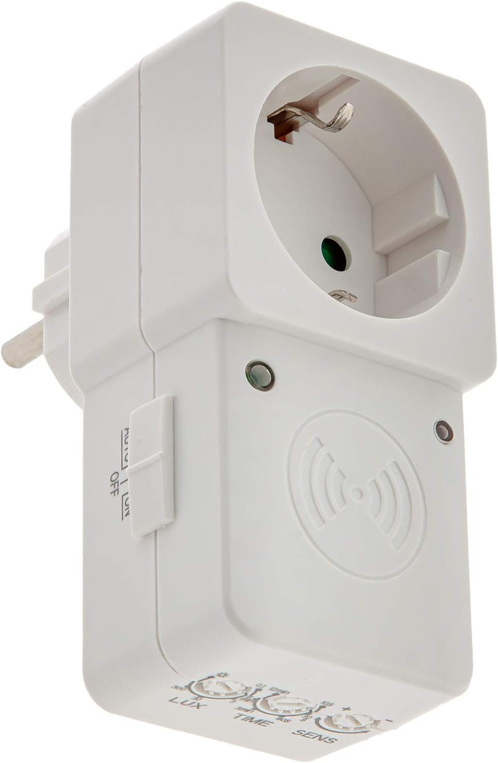 HUBER Motion 21HF Zwischenstecker Radar Bewegungsmelder 180° für Steckdose I 230V / 1200W Bewegungss