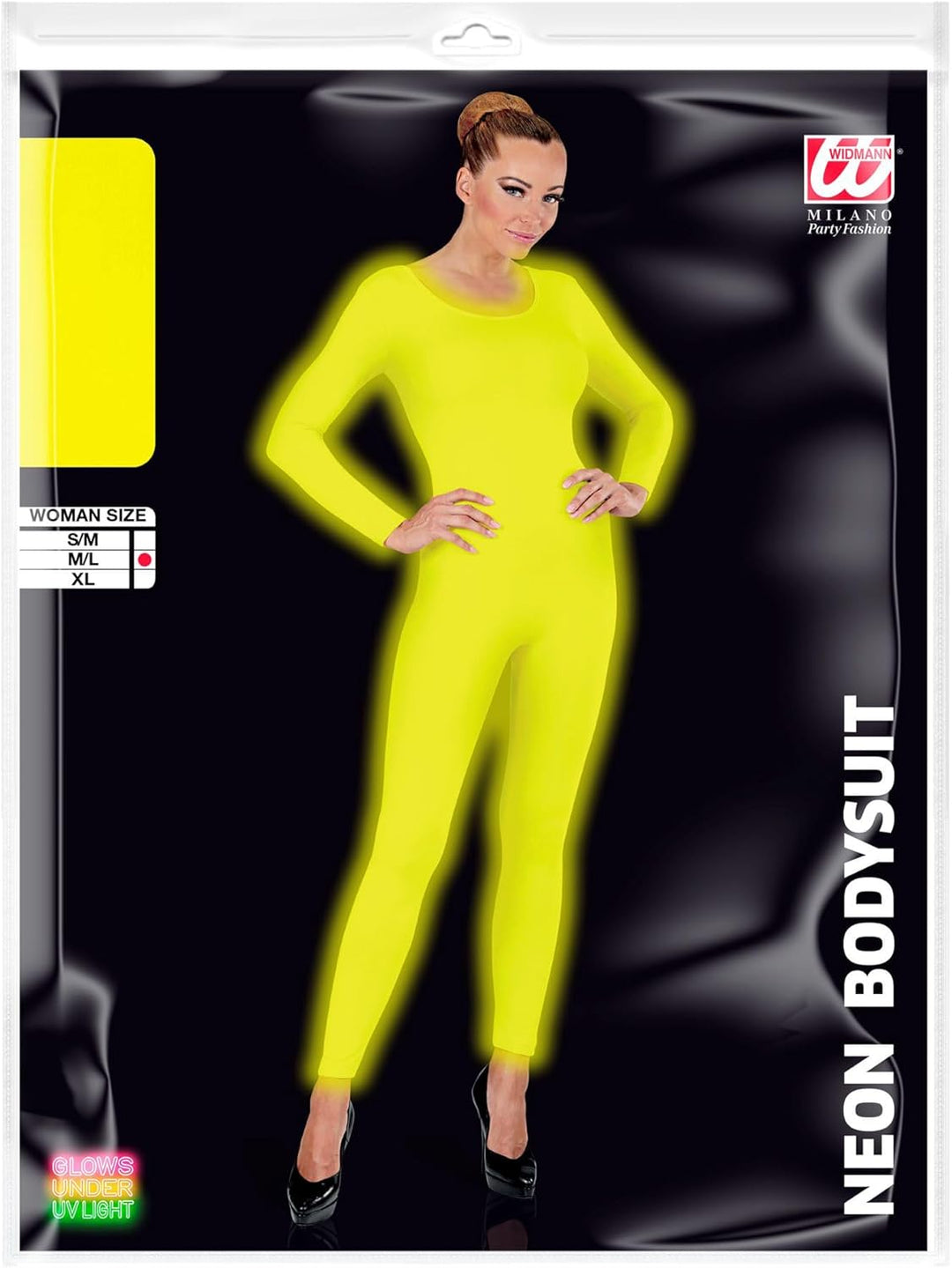 "NEON YELLOW BODYSUIT" - (S/M)