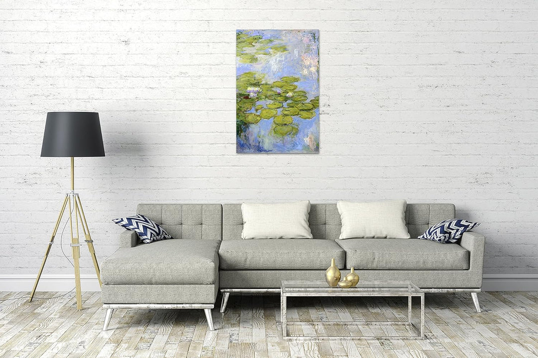 Printed Paintings Leinwand (80x120cm): Claude Monet - Seerosen 80x120 cm, 80x120 cm