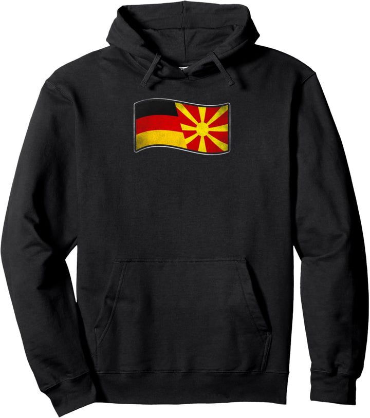 Nordmazedonien Design für Deutsch-Mazedonier Pullover Hoodie