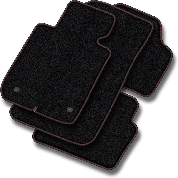 M MOTOS Velours Premium fussmatten Auto kompatibel mit Volkswagen Golf Plus 2005-2014 - Premium, Mat