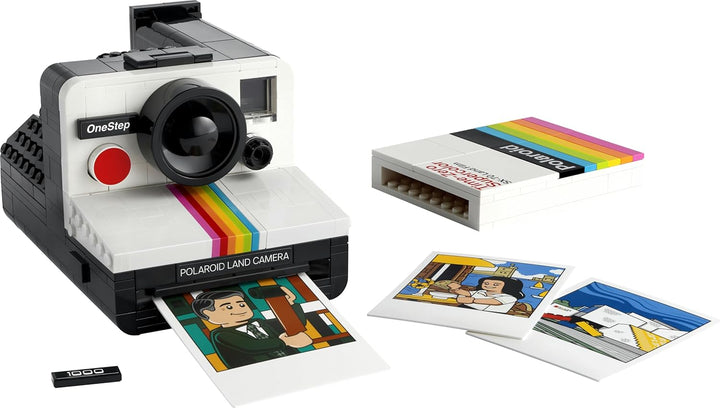 Lego Ideas Polaroid OneStep SX-70 Kamera-Set für Erwachsene, Sammlerstück mit authentischen Details,