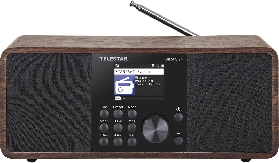 Telestar DIRA S 24i Digitalradio (DAB+/UKW, Internetradio, Soundprozessor (DSP), USB Musikplayer, Bl