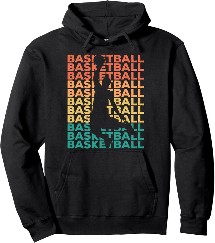 Retro Vintage Basketball Geschenk für Basketballspieler Pullover Hoodie