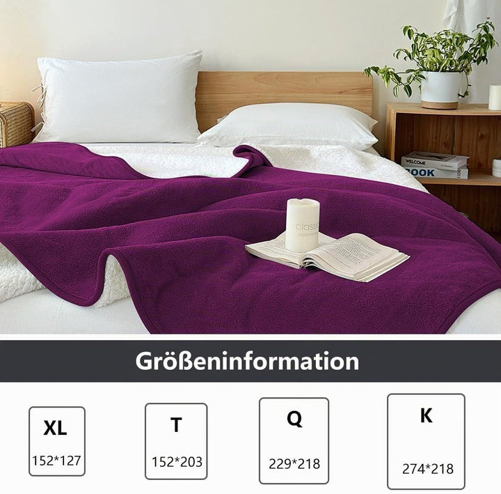 NSNLGSGC wasserdichte Decke 152x203cm, Liebesdecke für Paare, Verliebte, Erwachsene und Kinder, wass