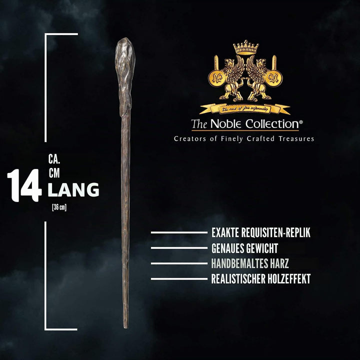 The Noble Collection - Bill Weasley Character Wand - 14in (36cm) Wizarding World Wand with Name Tag
