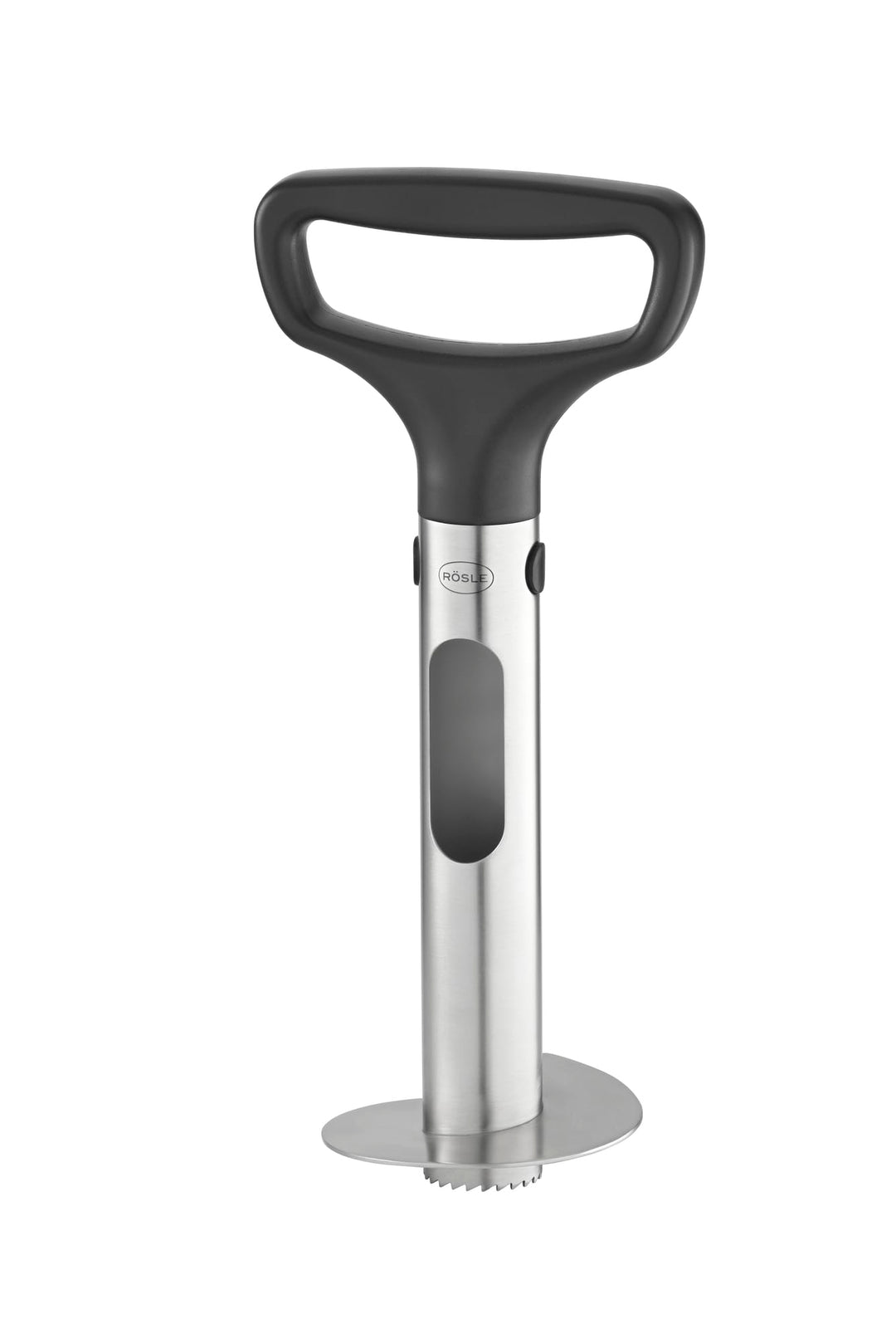 RÖSLE Ananasschneider PRO, Hochwertiger Ananasschäler zum Entkernen und Ringe schneiden, mit ergonom