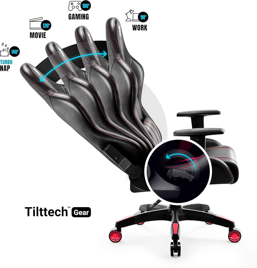 Diablo X-One 2.0 Gaming Stuhl Gamer Chair Bürostuhl Schreibtischstuhl Verstellbare Armlehnen Ergonom