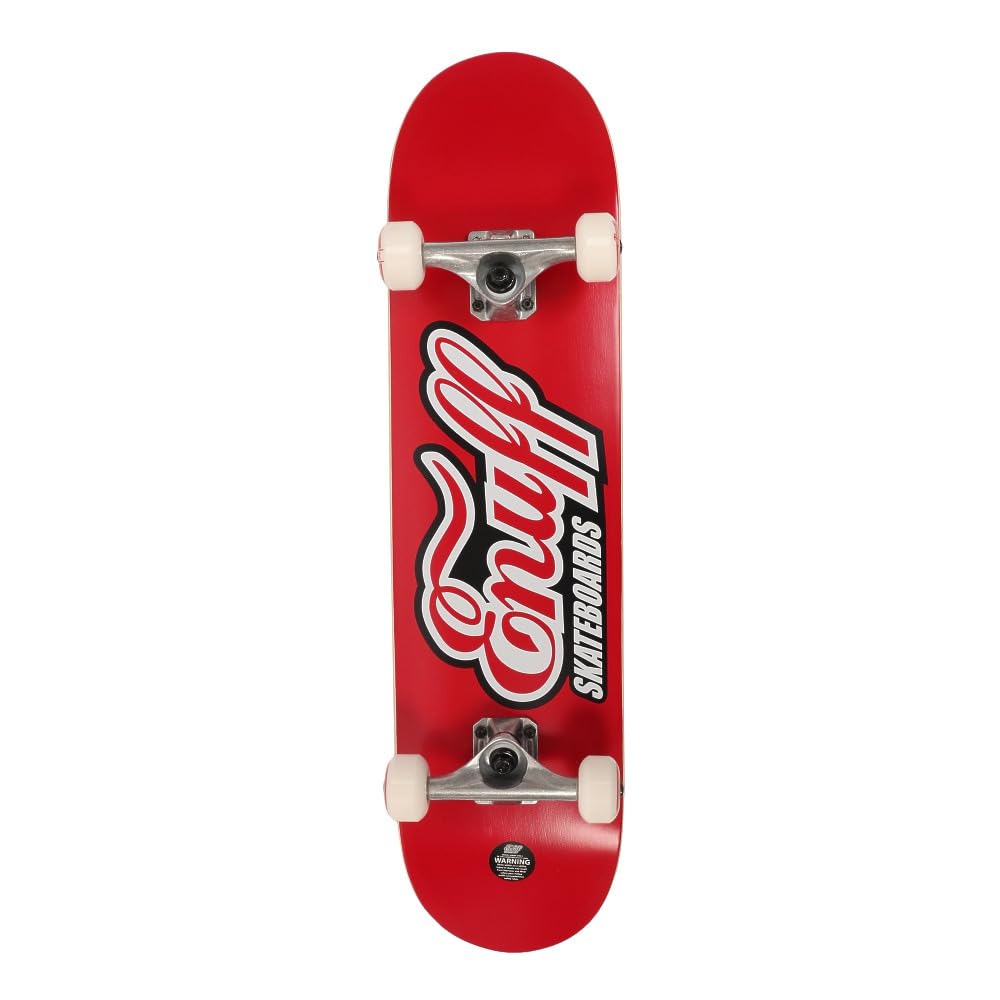 Enuff Skateboards Classic Logo Skateboard 7.75 " rot (rot), 7.75 " rot (rot)