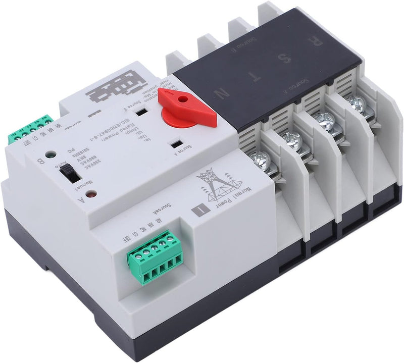 4P Dual Power Automatic Transfer Switch Unterbrechungsfreier Transferschalter AC230V(100A), 100A