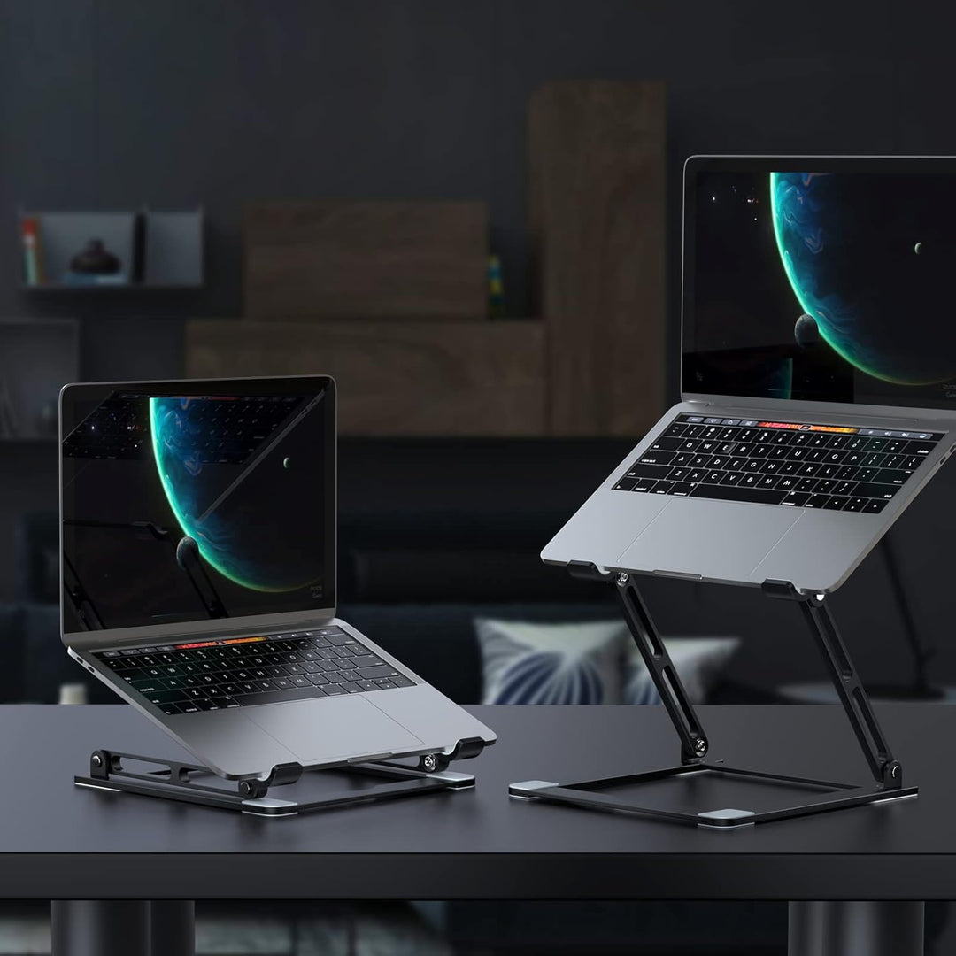 Laptop-Ständer für den Schreibtisch, Verstellbarer Laptop-Ständer, tragbare Laptop-Erhöhung mit Mult