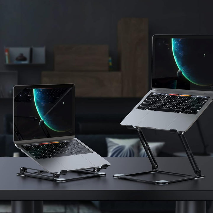 Laptop-Ständer für den Schreibtisch, Verstellbarer Laptop-Ständer, tragbare Laptop-Erhöhung mit Mult