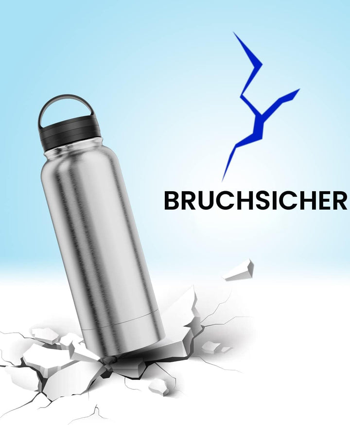 Diversion Wasserflasche aus Edelstahl mit Verstecktem Platz für Diskreter Köder, für Reisen oder zu