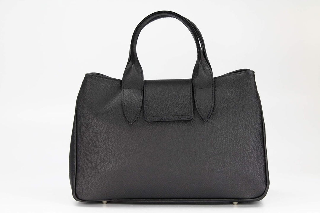 Belli Echt Leder Handtasche italienische Damen Ledertasche Umhängetasche Henkeltasche in Glattleder,