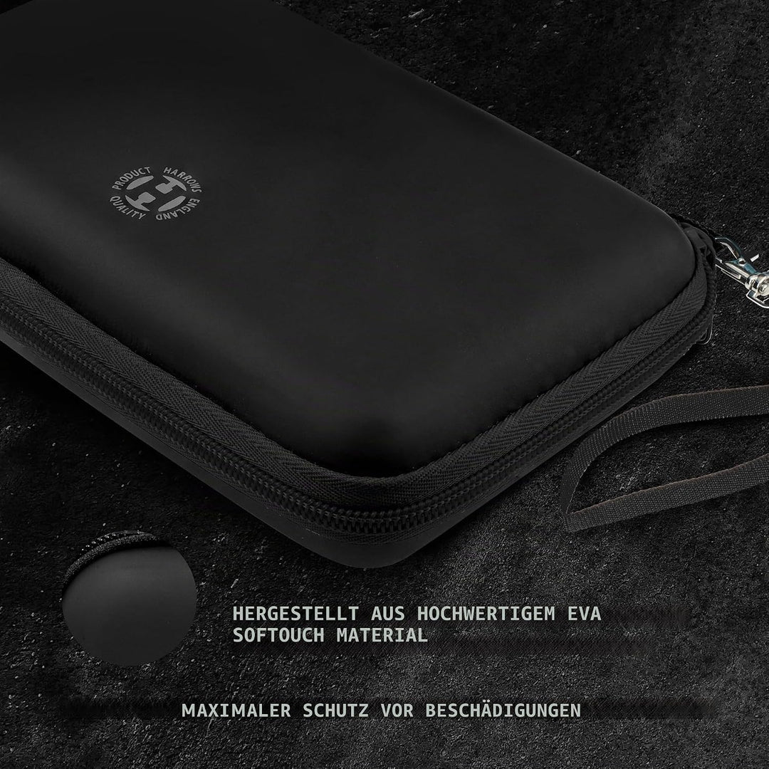 Harrows Darts Case Blaze Pro 6 | Darttasche für 6 Darts | Dartpfeiltasche & Dartpfeile Aufbewahrung