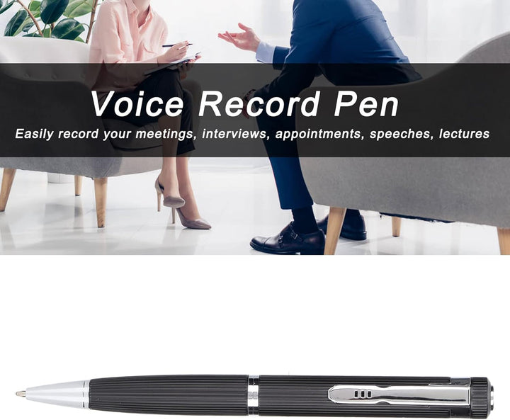 Digitaler Voice-Recorder, Voice-Recorder-Stift für Meetings mit HD-Sprachaktivierung, tragbare mit M