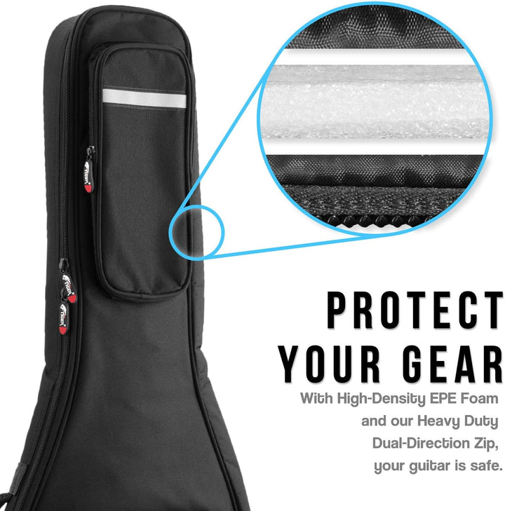 Tiger GGB35-BS Tasche für Bassgitarre Bass/Padded, Bass/Padded