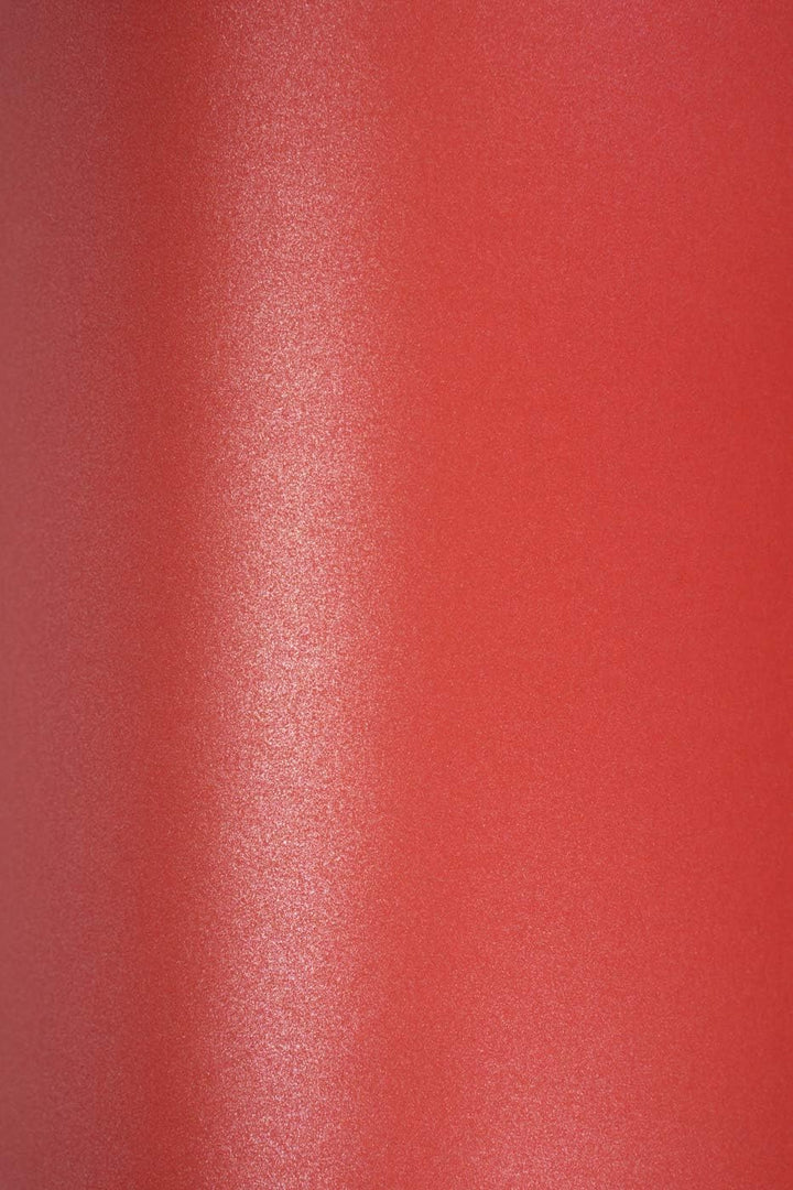 Netuno 100x Perlmutt-Dunkel-Rot Karton DIN A4 210 x 297 mm 250g Majestic Emporer Red Effektkarton Gl