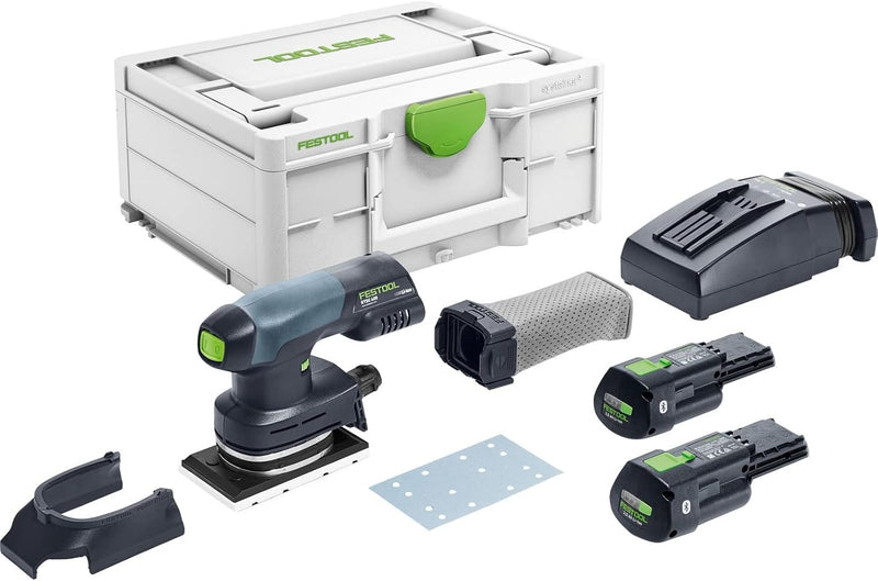 Festool Akku-Rutscher RTSC 400 3,0 I-Plus (mit Akkupacks BP 18 Li 3,0, Schnellladegerät, Schleifschu