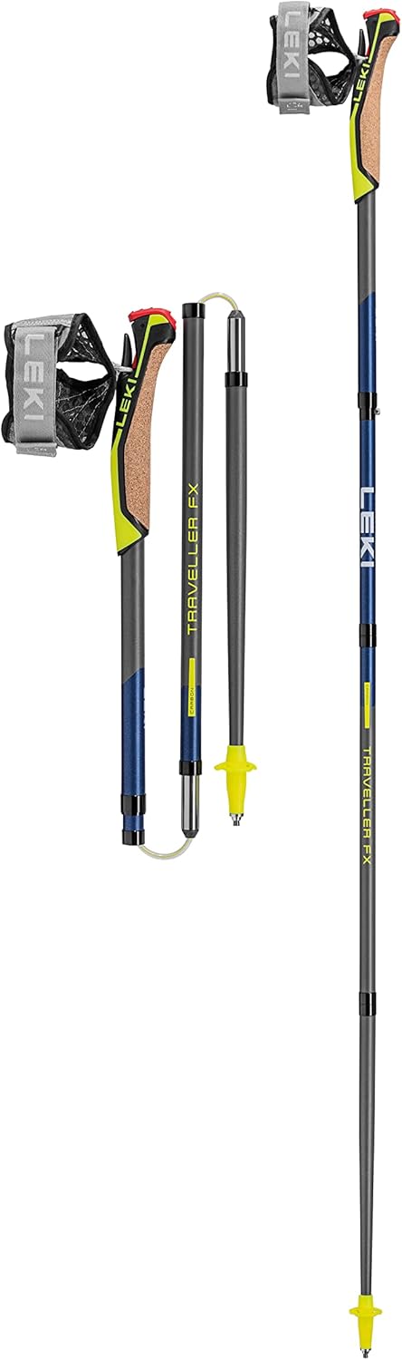 LEKI Nordic Walking Stöcke Traveller FX.One Carbon 105, 105