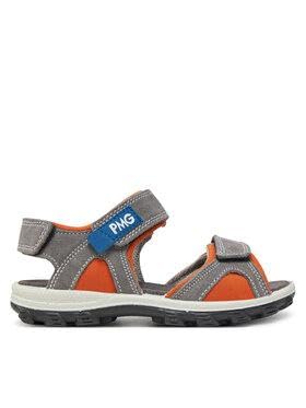 PRIMIGI Herren Rafting Sandale 35 EU Grau Orange, 35 EU Grau Orange