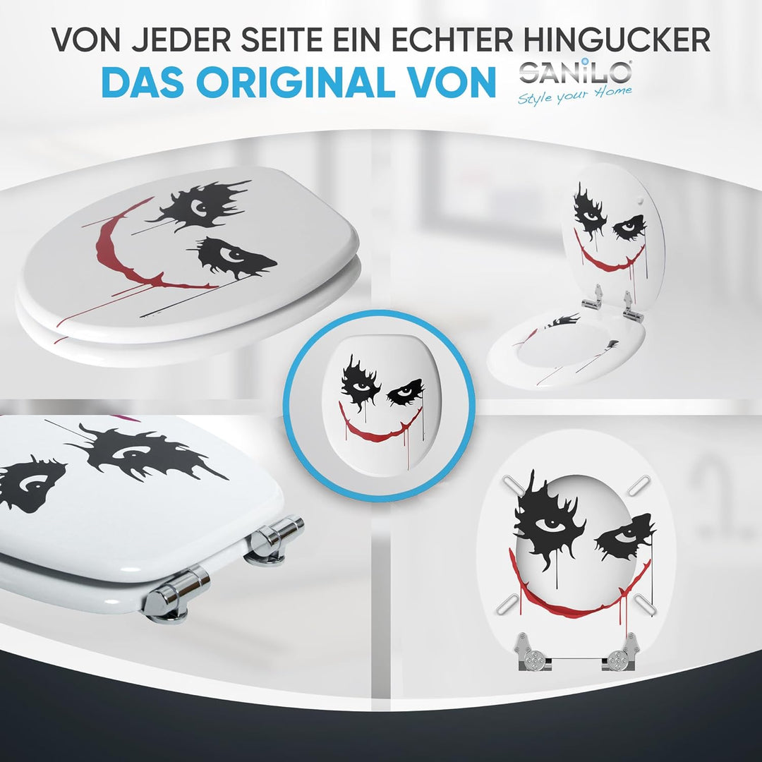 Sanilo WC Sitz mit Absenkautomatik, viele neue Toilettendeckel zur Auswahl, hochwertige Oberfläche,