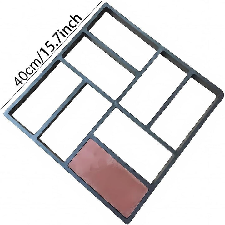 Betonform Gehweg Form Von Schwarz Schalungsform Giessform Diy Plastikformen Für Beton Gehwegplatten