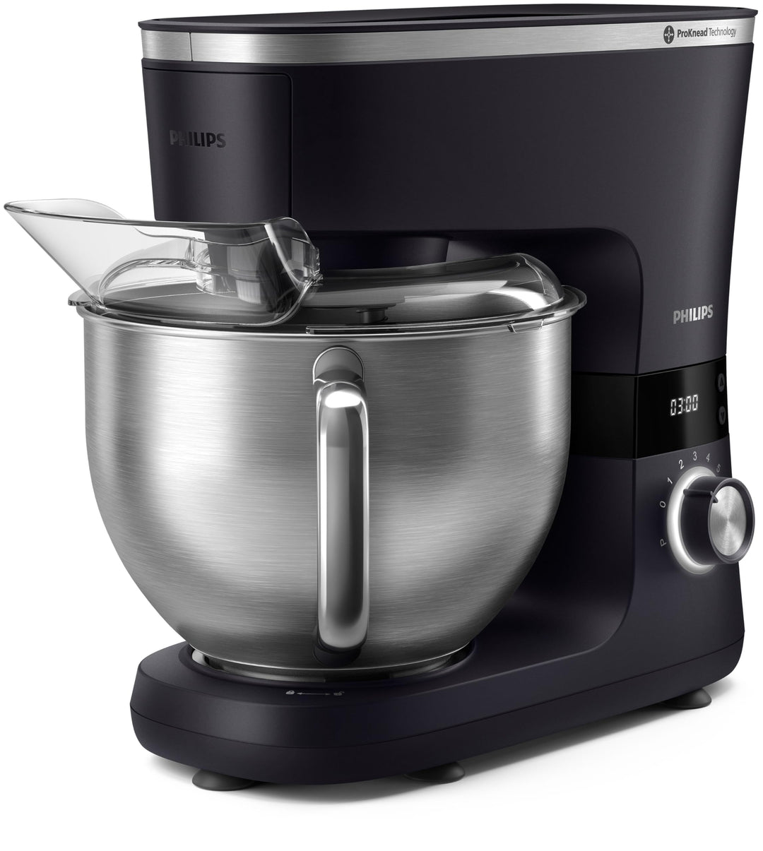 Philips 7000 Series Küchenmaschine - 5,5 Liter, 1000 Watt, 8 Geschwindigkeitsstufen, ProKnead Techno