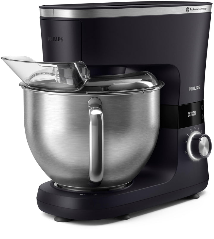 Philips 7000 Series Küchenmaschine - 5,5 Liter, 1000 Watt, 8 Geschwindigkeitsstufen, ProKnead Techno
