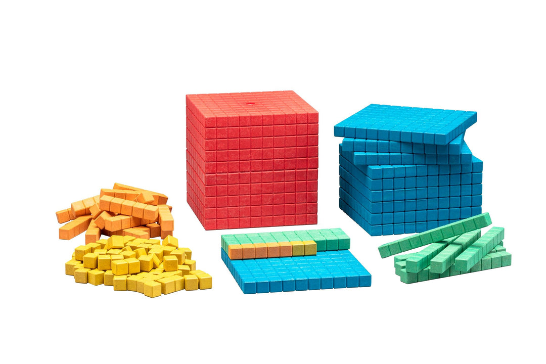 Wissner aktiv lernen WissnerR39578.000 Dienes Grundset 141 Teile farbig, Mehrfarbig 141 pieces Singl