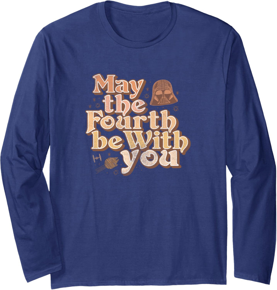 Star Wars May The Fourth Be With You Collage Langarmshirt