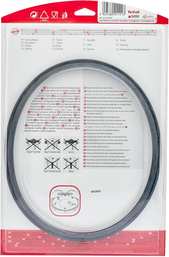 Joint 5/7,5/9L Diam 245mm pour Autocuiseur