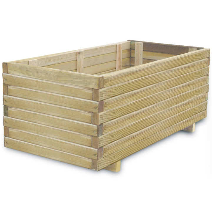 Pflanzkasten Blumenkasten aus Holz 100 x 50 x 40 cm, 100 x 50 x 40 cm